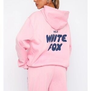 White Fox Boutique Pink Hoodie